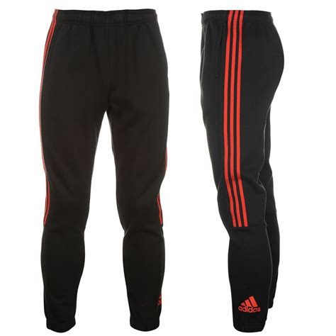 adidas jogginghose herren schwarz rot|jogginghose für herren.